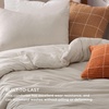 image:imageBedsure King Comforter Set Dark Green Soft Prewashed Bedding for All Seasons 3 Pieces GentleSoft Bed Set 1 Lightweight Comforter 104x90 and 2 Pillowcases 20x3601  Beige