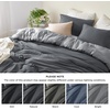 image:imageBedsure King Comforter Set Dark Green Soft Prewashed Bedding for All Seasons 3 Pieces GentleSoft Bed Set 1 Lightweight Comforter 104x90 and 2 Pillowcases 20x3636  Dark GrayGray