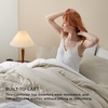 image:imageBedsure King Comforter Set Dark Green Soft Prewashed Bedding for All Seasons 3 Pieces GentleSoft Bed Set 1 Lightweight Comforter 104x90 and 2 Pillowcases 20x3629  BeigeWhite