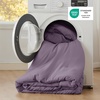 image:imageBedsure King Comforter Set Dark Green Soft Prewashed Bedding for All Seasons 3 Pieces GentleSoft Bed Set 1 Lightweight Comforter 104x90 and 2 Pillowcases 20x3610  Grayish Purple