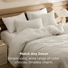 image:imageBedsure King Comforter Set Dark Green Soft Prewashed Bedding for All Seasons 3 Pieces GentleSoft Bed Set 1 Lightweight Comforter 104x90 and 2 Pillowcases 20x3601  Beige