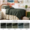 image:imageBedsure King Comforter Set Dark Green Soft Prewashed Bedding for All Seasons 3 Pieces GentleSoft Bed Set 1 Lightweight Comforter 104x90 and 2 Pillowcases 20x3603  Dark Green