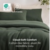 image:imageBedsure Oliver Green Queen Bedding Comforter Set Waffle Breathable Bedding Set All Season Comforter with 3 Pieces 1 Waffle Weave Comforter 90x90 and 2 Pillowcases 20x26Oliver Green