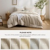 image:imageBedsure Oliver Green Queen Bedding Comforter Set Waffle Breathable Bedding Set All Season Comforter with 3 Pieces 1 Waffle Weave Comforter 90x90 and 2 Pillowcases 20x26Beige