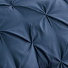 image:imageBedsure Oversized King Comforter Set Grey  Bed in a Bag Bedding Set 7 Pieces GentleSoft Pintuck Bed Set Gift for Family Pinch Pleat Grey Comforter with Sheets Pillowcases amp Shams12  Navy