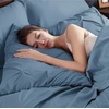 image:imageBedsure Oversized King Comforter Set Grey  Bed in a Bag Bedding Set 7 Pieces GentleSoft Pintuck Bed Set Gift for Family Pinch Pleat Grey Comforter with Sheets Pillowcases amp Shams07  Mineral Blue
