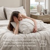 image:imageBedsure Oversized King Comforter Set Grey  Bed in a Bag Bedding Set 7 Pieces GentleSoft Pintuck Bed Set Gift for Family Pinch Pleat Grey Comforter with Sheets Pillowcases amp Shams17  Linen