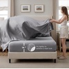 image:imageBedsure Oversized King Comforter Set Grey  Bed in a Bag Bedding Set 7 Pieces GentleSoft Pintuck Bed Set Gift for Family Pinch Pleat Grey Comforter with Sheets Pillowcases amp Shams01  Grey