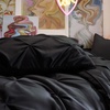 image:imageBedsure Oversized King Comforter Set Grey  Bed in a Bag Bedding Set 7 Pieces GentleSoft Pintuck Bed Set Gift for Family Pinch Pleat Grey Comforter with Sheets Pillowcases amp Shams11  Black