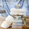 image:imageBedsure SleepEase Cooling Comforter King Size for Summer 3 Pieces Blue Seersucker Cooling Comforters for Hot Sleepers DoubleSided Cool Tech Bedding Set with 1 Breathable Comforter 2 Pillowcases01  Sage Green