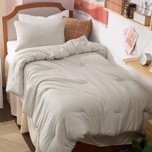 image:imageBedsure King Comforter Set Dark Green Soft Prewashed Bedding for All Seasons 3 Pieces GentleSoft Bed Set 1 Lightweight Comforter 104x90 and 2 Pillowcases 20x3601  Beige