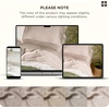 image:imageBedsure 100 Organically Grown Bamboo Viscose California King Sheet Sets  Cooling Bedsheet for Hot Sleepers  Luxury Silky Soft PureWoven  18 Deep Pocket with Corner Straps  OekoTex Light Brown03  Light Brown