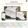image:imageBedsure 100 Organically Grown Bamboo Viscose California King Sheet Sets  Cooling Bedsheet for Hot Sleepers  Luxury Silky Soft PureWoven  18 Deep Pocket with Corner Straps  OekoTex Light Brown01  White