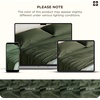 image:imageBedsure 100 Organically Grown Bamboo Viscose California King Sheet Sets  Cooling Bedsheet for Hot Sleepers  Luxury Silky Soft PureWoven  18 Deep Pocket with Corner Straps  OekoTex Light Brown05  Olive Green