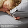 image:imageBedsure 100 Organically Grown Bamboo Viscose California King Sheet Sets  Cooling Bedsheet for Hot Sleepers  Luxury Silky Soft PureWoven  18 Deep Pocket with Corner Straps  OekoTex Light Brown06  Grey