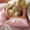 image:imageBedsure 100 Organically Grown Bamboo Viscose California King Sheet Sets  Cooling Bedsheet for Hot Sleepers  Luxury Silky Soft PureWoven  18 Deep Pocket with Corner Straps  OekoTex Light Brown08  Pink