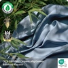 image:imageBedsure 100 Organically Grown Bamboo Viscose California King Sheet Sets  Cooling Bedsheet for Hot Sleepers  Luxury Silky Soft PureWoven  18 Deep Pocket with Corner Straps  OekoTex Light Brown04  Mineral Blue