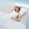 image:imageBedsure Cooling Fitted Sheet Queen Size for Hot Sleeper Queen Fitted Sheet Only with 360 Elastic Corner Straps QMax 04 Temperature Regulation Bedding for Night Sweats Up to 16 Deep Grey01  Grey