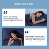 image:imageBedsure Cooling Sheets for Hot Sleepers Silver Infused Bed Sheets QMaxgt046 Luxury Soft amp Silky Smooth King Size Sheets Set Deep Pocket Up to 16 Inches 4 Pieces LinenNavy