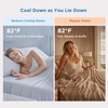 image:imageBedsure Cooling Sheets for Hot Sleepers Silver Infused Bed Sheets QMaxgt046 Luxury Soft amp Silky Smooth King Size Sheets Set Deep Pocket Up to 16 Inches 4 Pieces LinenLight Grey
