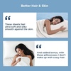 image:imageBedsure Cooling Sheets for Hot Sleepers Silver Infused Bed Sheets QMaxgt046 Luxury Soft amp Silky Smooth King Size Sheets Set Deep Pocket Up to 16 Inches 4 Pieces LinenWhite