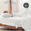image:imageBedsure Deep Pocket Twin Sheets  4 Piece Prewashed UltraSoft Twin Sheets Set Fits Mattresses Up to 18 Inches Thick Breathable amp Secure Fit Hotel Luxury Bedding LinenWhite