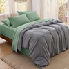 image:imageBedsure Deep Pocket Twin Sheets  4 Piece Prewashed UltraSoft Twin Sheets Set Fits Mattresses Up to 18 Inches Thick Breathable amp Secure Fit Hotel Luxury Bedding LinenSage Green
