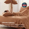 image:imageBedsure Deep Pocket Twin Sheets  4 Piece Prewashed UltraSoft Twin Sheets Set Fits Mattresses Up to 18 Inches Thick Breathable amp Secure Fit Hotel Luxury Bedding LinenOrange