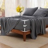 image:imageBedsure Deep Pocket Twin Sheets  4 Piece Prewashed UltraSoft Twin Sheets Set Fits Mattresses Up to 18 Inches Thick Breathable amp Secure Fit Hotel Luxury Bedding LinenGrey