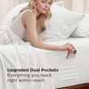 image:imageBedsure Deep Pocket Twin Sheets  4 Piece Prewashed UltraSoft Twin Sheets Set Fits Mattresses Up to 18 Inches Thick Breathable amp Secure Fit Hotel Luxury Bedding LinenWhite