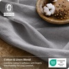 image:imageBedsure Linen Sheets California King Size  Cotton Linen Blend Bed Sheets Anti  Pilling UltraSoft amp Breathable 16 Deep Pocket PureWoven Natural Texture Improves with Use 4 Pieces05  Grey