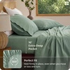 image:imageBedsure Linen Sheets California King Size  Cotton Linen Blend Bed Sheets Anti  Pilling UltraSoft amp Breathable 16 Deep Pocket PureWoven Natural Texture Improves with Use 4 Pieces03  Sage Green