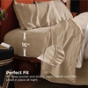 image:imageBedsure Linen Sheets California King Size  Cotton Linen Blend Bed Sheets Anti  Pilling UltraSoft amp Breathable 16 Deep Pocket PureWoven Natural Texture Improves with Use 4 Pieces04  Khaki
