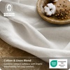 image:imageBedsure Linen Sheets California King Size  Cotton Linen Blend Bed Sheets Anti  Pilling UltraSoft amp Breathable 16 Deep Pocket PureWoven Natural Texture Improves with Use 4 Pieces02  Pure White