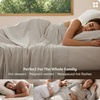 image:imageBedsure Linen Sheets California King Size  Cotton Linen Blend Bed Sheets Anti  Pilling UltraSoft amp Breathable 16 Deep Pocket PureWoven Natural Texture Improves with Use 4 Pieces01  Linen Beige