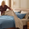 image:imageBedsure Linen Sheets California King Size  Cotton Linen Blend Bed Sheets Anti  Pilling UltraSoft amp Breathable 16 Deep Pocket PureWoven Natural Texture Improves with Use 4 Pieces04  Khaki