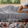 image:imageBedsure Linen Sheets California King Size  Cotton Linen Blend Bed Sheets Anti  Pilling UltraSoft amp Breathable 16 Deep Pocket PureWoven Natural Texture Improves with Use 4 Pieces05  Grey