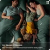 image:imageBedsure Queen Sheet Set Rayon Derived from Bamboo Cooling Sheets PureWoven Breathable amp Soft Deep Pocket Up to 16 Inches Hotel Luxury Silky Bedding for Hot Sleepers Coffee26  Forest Green