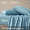 image:imageBedsure Queen Sheet Set Rayon Derived from Bamboo Cooling Sheets PureWoven Breathable amp Soft Deep Pocket Up to 16 Inches Hotel Luxury Silky Bedding for Hot Sleepers Coffee08  Aqua