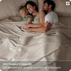 image:imageBedsure Queen Sheet Set Rayon Derived from Bamboo Cooling Sheets PureWoven Breathable amp Soft Deep Pocket Up to 16 Inches Hotel Luxury Silky Bedding for Hot Sleepers Coffee17  Simply Taupe