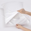 image:imageBedsure Queen Sheet Set Rayon Derived from Bamboo Cooling Sheets PureWoven Breathable amp Soft Deep Pocket Up to 16 Inches Hotel Luxury Silky Bedding for Hot Sleepers Coffee02  White