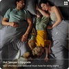 image:imageBedsure Queen Sheet Set Rayon Derived from Bamboo Cooling Sheets PureWoven Breathable amp Soft Deep Pocket Up to 16 Inches Hotel Luxury Silky Bedding for Hot Sleepers Coffee27  Charcoal