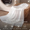 image:imageBedsure Queen Sheet Set Rayon Derived from Bamboo Cooling Sheets PureWoven Breathable amp Soft Deep Pocket Up to 16 Inches Hotel Luxury Silky Bedding for Hot Sleepers Coffee02  White