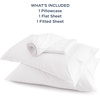image:imageBedsure Queen Sheet Set Rayon Derived from Bamboo Cooling Sheets PureWoven Breathable amp Soft Deep Pocket Up to 16 Inches Hotel Luxury Silky Bedding for Hot Sleepers Coffee02  White