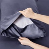 image:imageBedsure Queen Sheet Set Rayon Derived from Bamboo Cooling Sheets PureWoven Breathable amp Soft Deep Pocket Up to 16 Inches Hotel Luxury Silky Bedding for Hot Sleepers Coffee01  Dark Grey