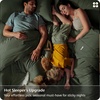 image:imageBedsure Queen Sheet Set Rayon Derived from Bamboo Cooling Sheets PureWoven Breathable amp Soft Deep Pocket Up to 16 Inches Hotel Luxury Silky Bedding for Hot Sleepers Coffee22  Olive Green