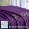 image:imageBedsure Queen Sheet Set Rayon Derived from Bamboo Cooling Sheets PureWoven Breathable amp Soft Deep Pocket Up to 16 Inches Hotel Luxury Silky Bedding for Hot Sleepers Coffee14  Plum