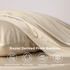 image:imageBedsure Queen Sheet Set Rayon Derived from Bamboo Cooling Sheets PureWoven Breathable amp Soft Deep Pocket Up to 16 Inches Hotel Luxury Silky Bedding for Hot Sleepers Coffee03  Beige