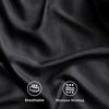 image:imageBedsure Queen Sheet Set Rayon Derived from Bamboo Cooling Sheets PureWoven Breathable amp Soft Deep Pocket Up to 16 Inches Hotel Luxury Silky Bedding for Hot Sleepers Coffee09  Black