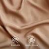 image:imageBedsure Queen Sheet Set Rayon Derived from Bamboo Cooling Sheets PureWoven Breathable amp Soft Deep Pocket Up to 16 Inches Hotel Luxury Silky Bedding for Hot Sleepers Coffee24  Khaki